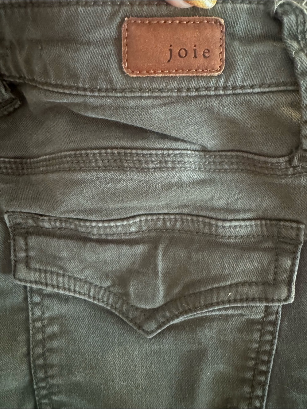 Joie Olive Green Jeans - Picture 3 of 3